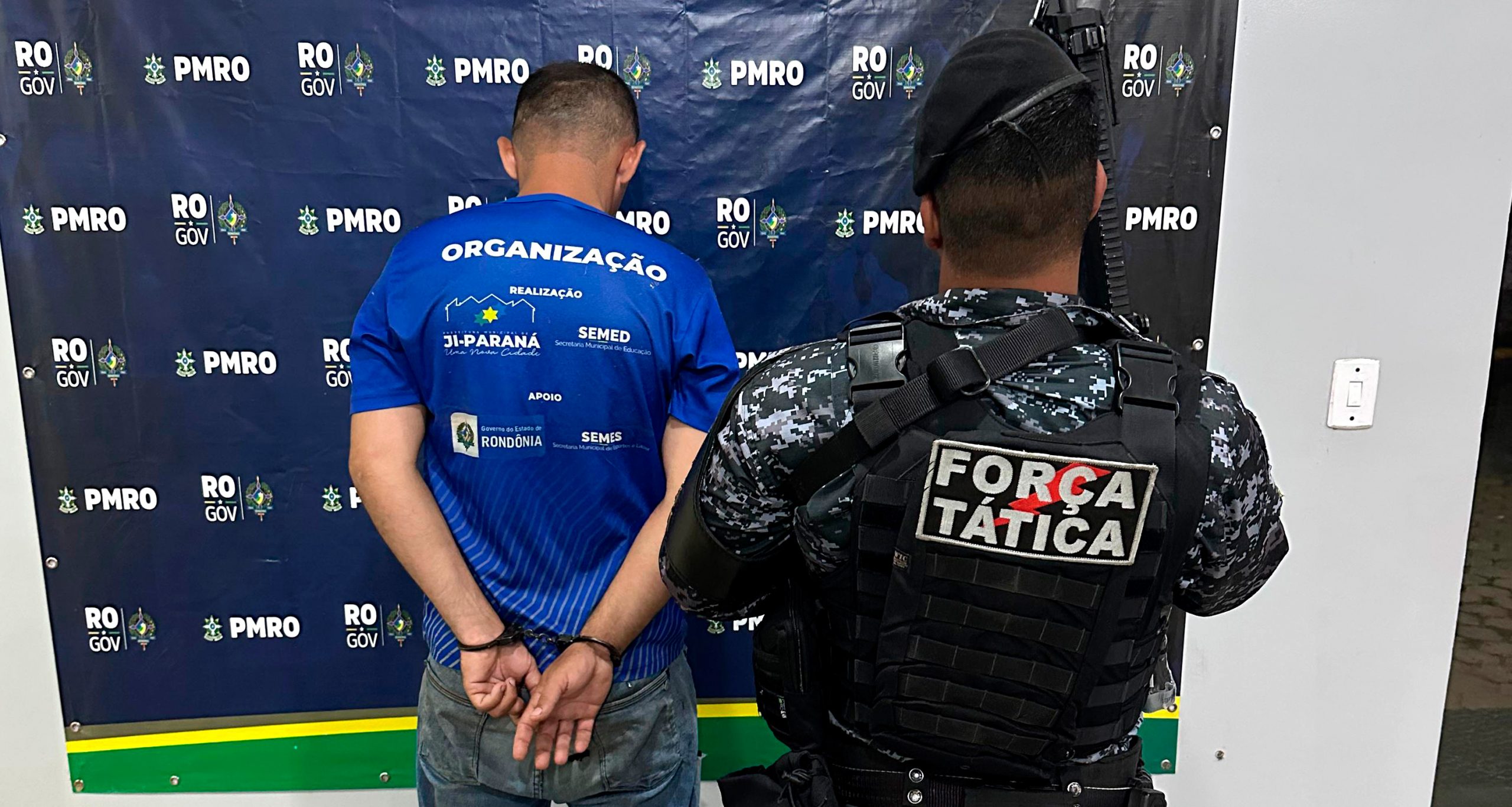 JI-PARANÁ: POLÍCIA MILITAR CUMPRE MANDADO DE PRISÃO NO BAIRRO JARDIM DOS MIGRANTES