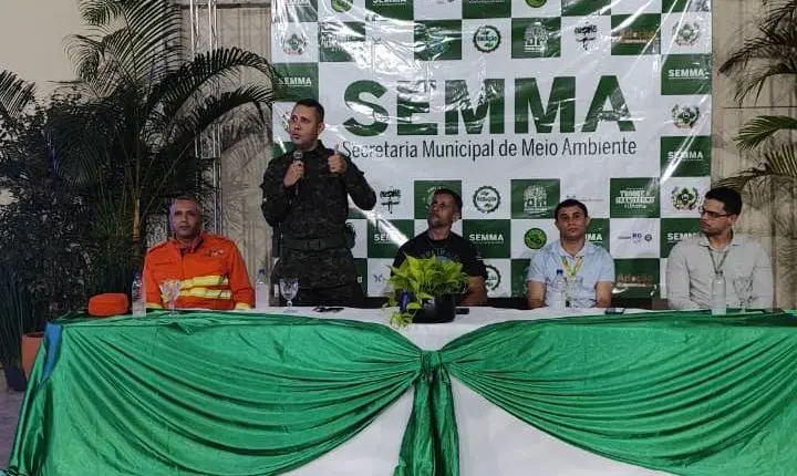 Pelotão Ambiental participa da abertura da Semana do Meio Ambiente promovida pela SEMMA em Vilhena