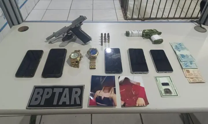 PM APREENDE ARMAS E PRENDE DOIS SUSPEITOS DURANTE OPERAÇÃO CONTRA O CRIME ORGANIZADO EM PORTO VELHO