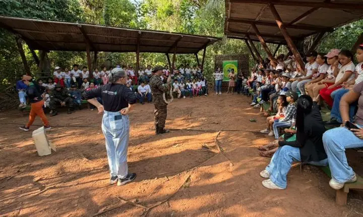 Polícia Ambiental promove educação ambiental para crianças em Alta Floresta d’Oeste