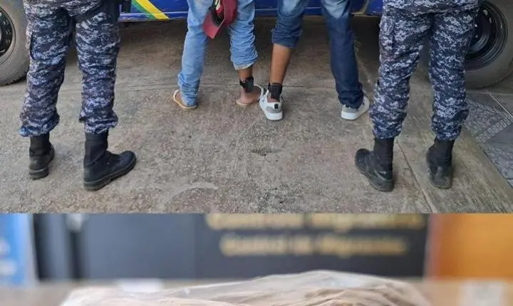 POLÍCIA MILITAR APREENDE DROGAS DURANTE A OPERAÇÃO BRASIL CONTRA O CRIME ORGANIZADO EM GUAJARÁ-MIRIM