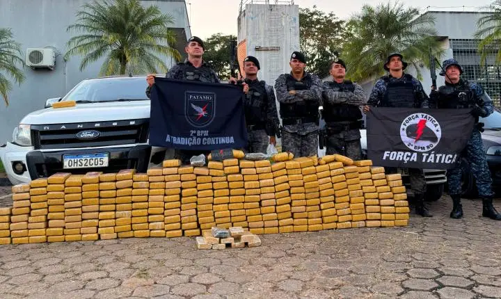 POLÍCIA MILITAR REALIZA GRANDE APREENSÃO DE DROGAS EM JI-PARANÁ